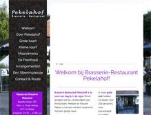 Tablet Screenshot of pekelahof.nl